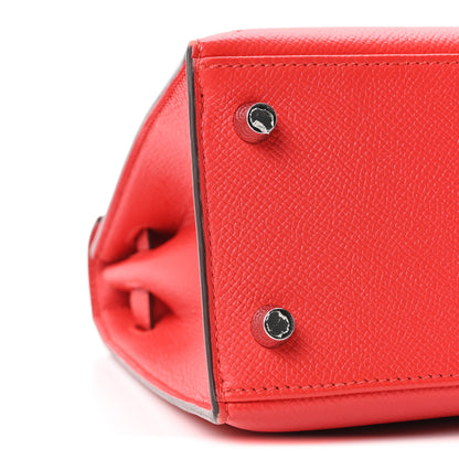 Hermes Epsom Kelly Sellier 25 Rouge Casaque 9 of 10