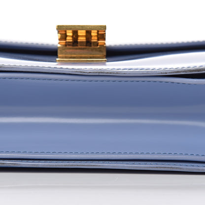 Celine Spazzolato Calfskin Medium Classic Box Flap Bag Porcelain 11 of 13