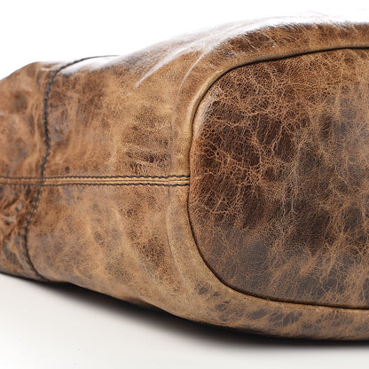 Givenchy Crackled Calfskin Medium Nightingale Light Brown 8 of 10