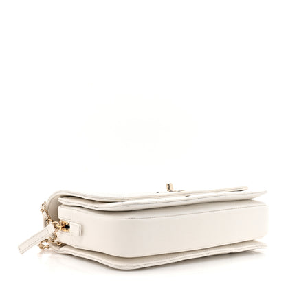 Chanel Shiny Caviar Quilted Flap Bag White 4 of 11
