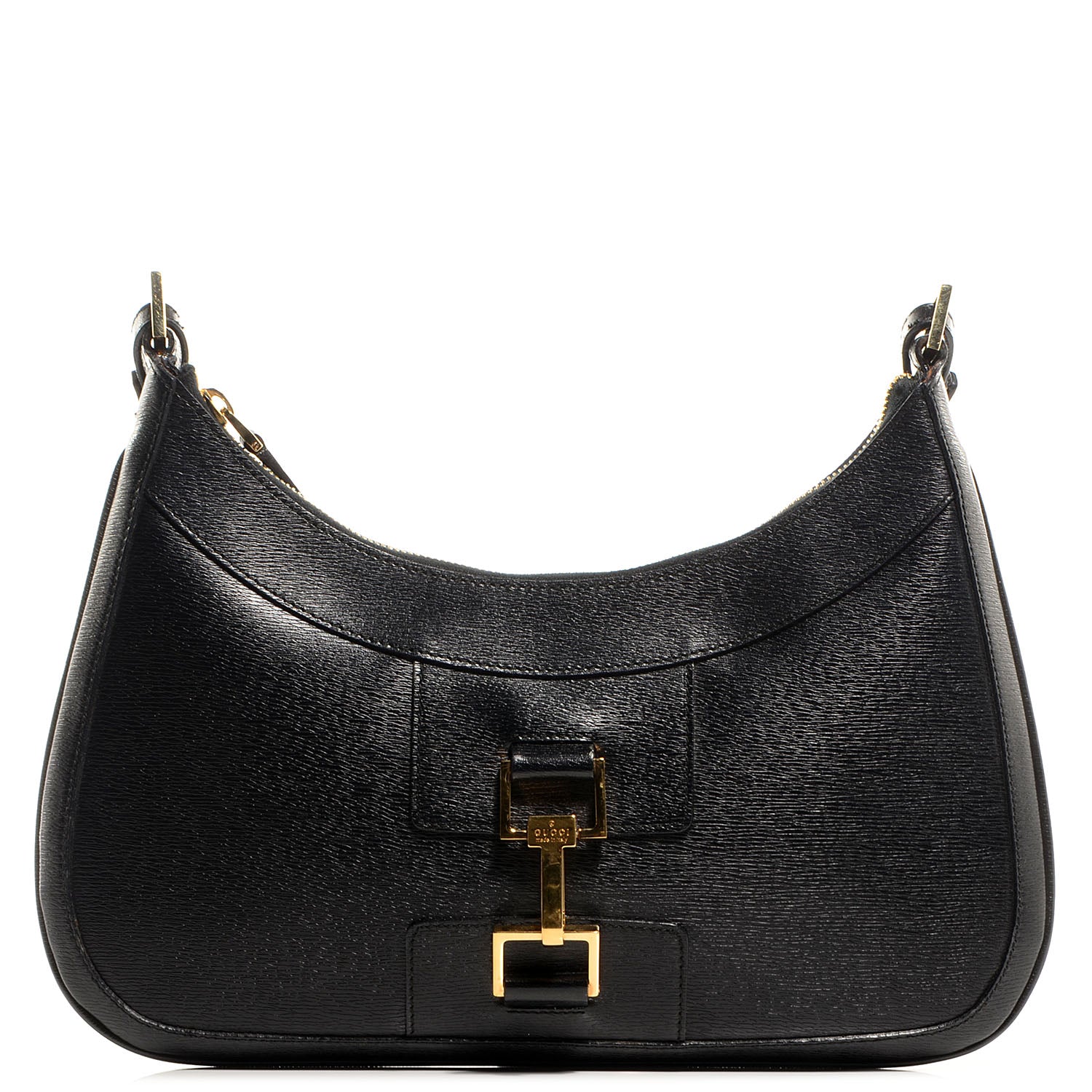 Gucci Leather Medium Hobo Black 1 of 7