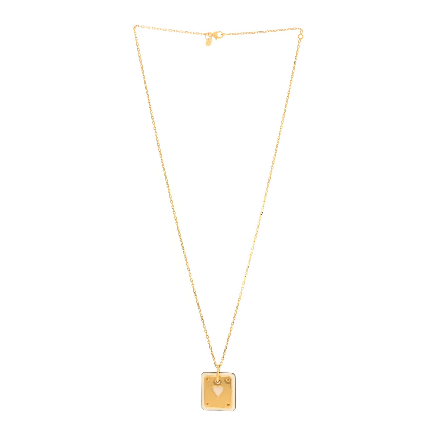 Gold Plated Swift As De Coeur Necklace Nata
