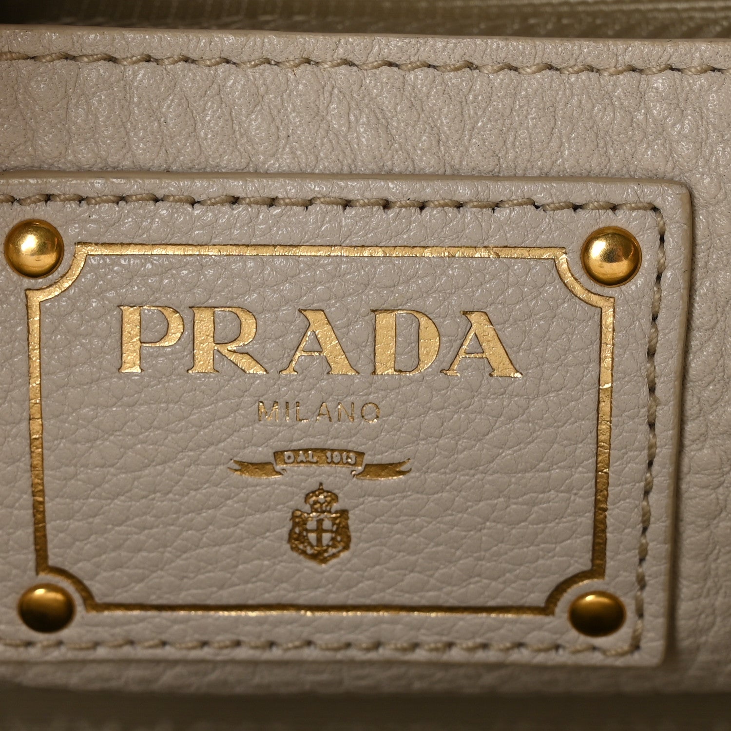 Prada Vitello Daino Shopping Tote Talco 6 of 11