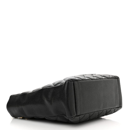 Chanel Caviar Quilted Petit Shopping Tote PST Black 4 of 11