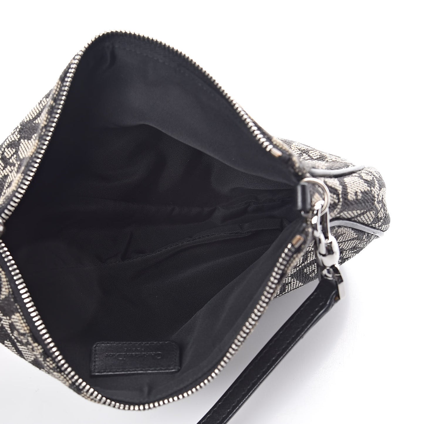 Monogram Mini Saddle Pochette Black