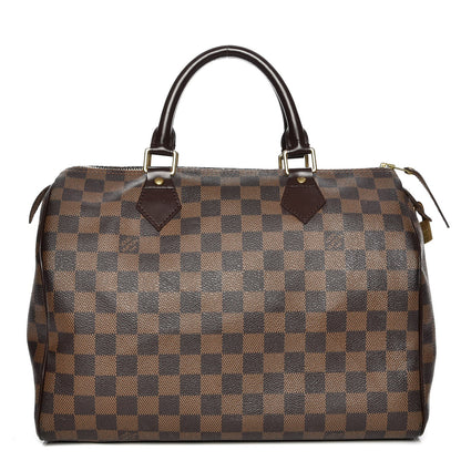 Louis Vuitton Damier Ebene Speedy 30 1 of 10