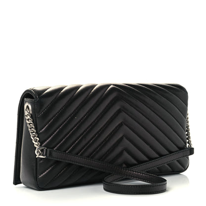 Saint Laurent Lambskin Matelasse Monogram Kate 99 Black 3 of 11