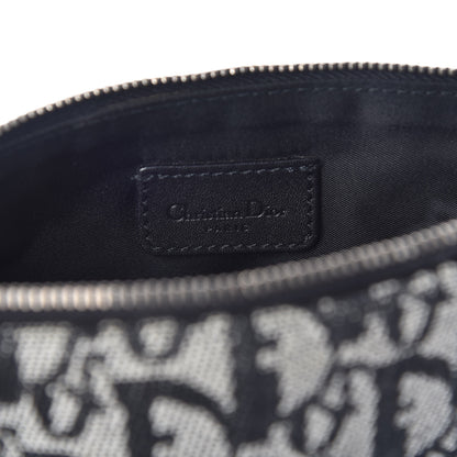 Christian Dior Monogram Mini Saddle Pochette Black 6 of 8