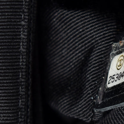 Chanel Calfskin Chevron Quilted Large Urban Spirit Backpack Black 7 of 10