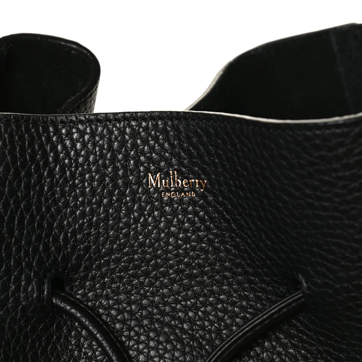 Heavy Grain Calfskin Small Millie Tote Black