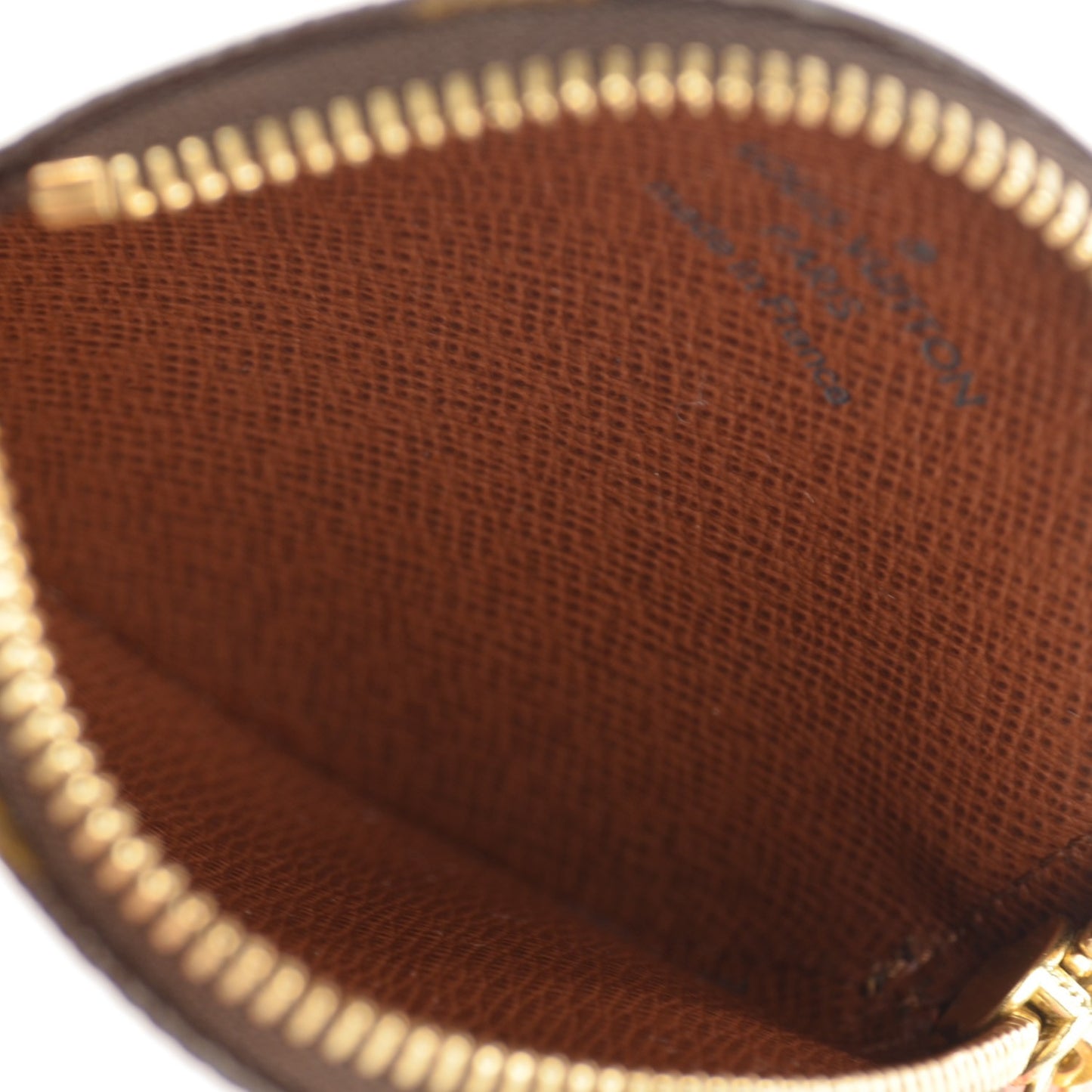Monogram Round Coin Purse