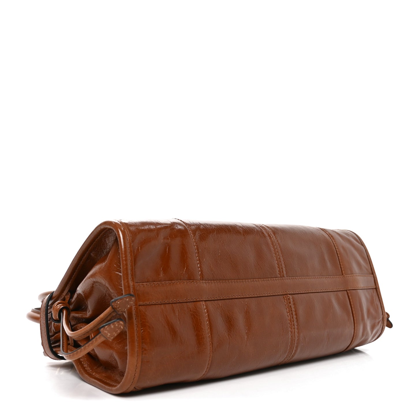Soft Lux Calfskin Triangle Medium Bonnie Shoulder Bag Palisander