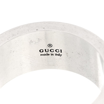 Gucci Sterling Silver GG Bee Band Ring 59 8.75 4 of 6