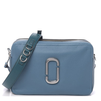 Marc Jacobs Supple Natural Grain Calfskin The Softshot 27 Bag Dusty Slate 1 of 10