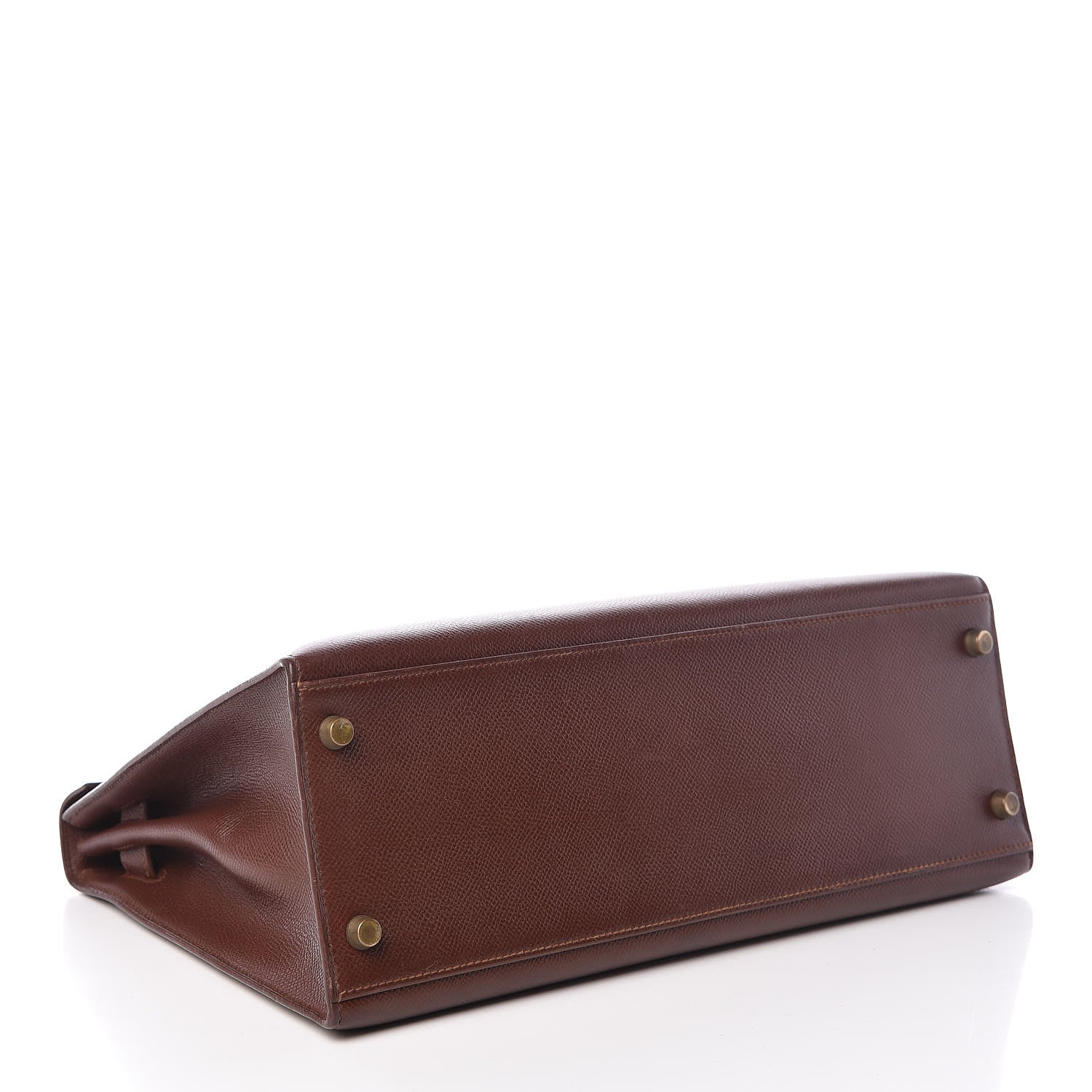 Hermes Courchevel Kelly Sellier 32 Chocolate 5 of 34