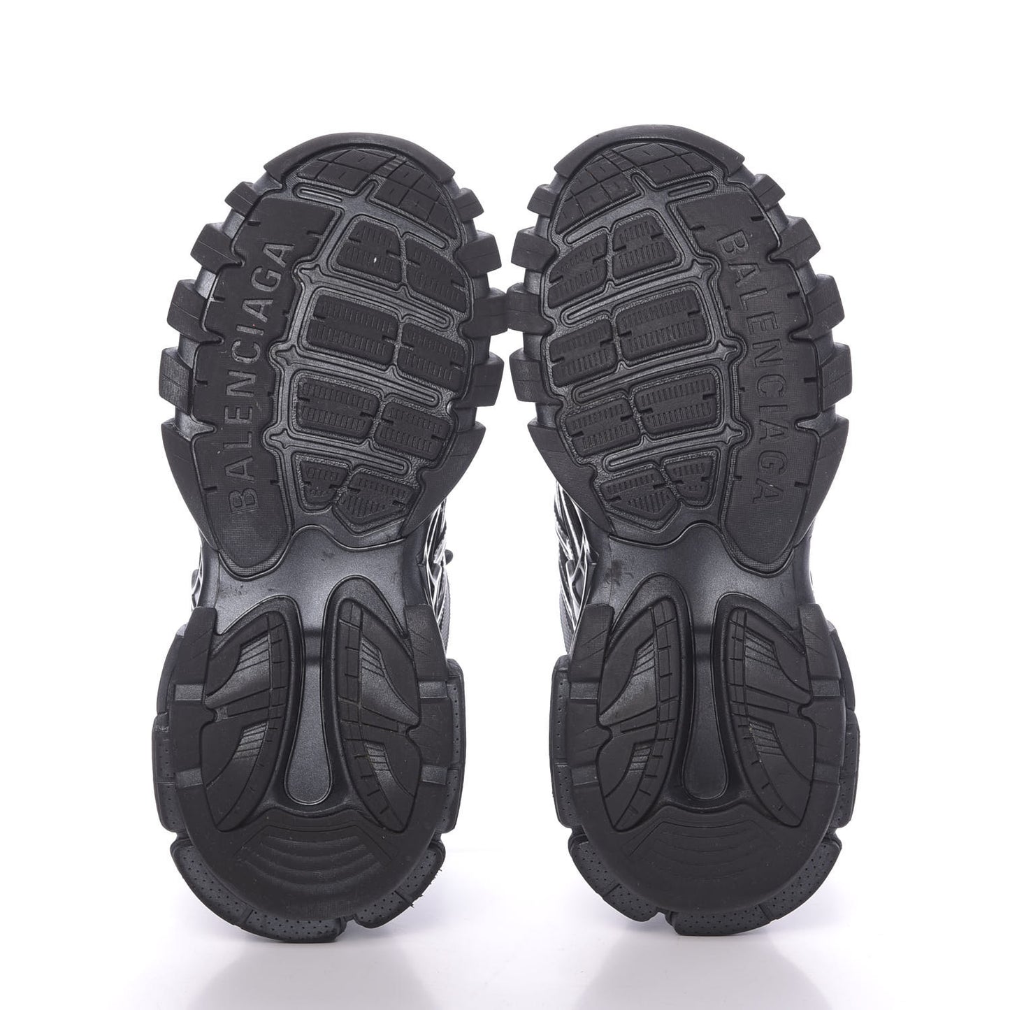 Rubber Mesh Pearlescent Mens Track.2 Open Sneakers 44 Black