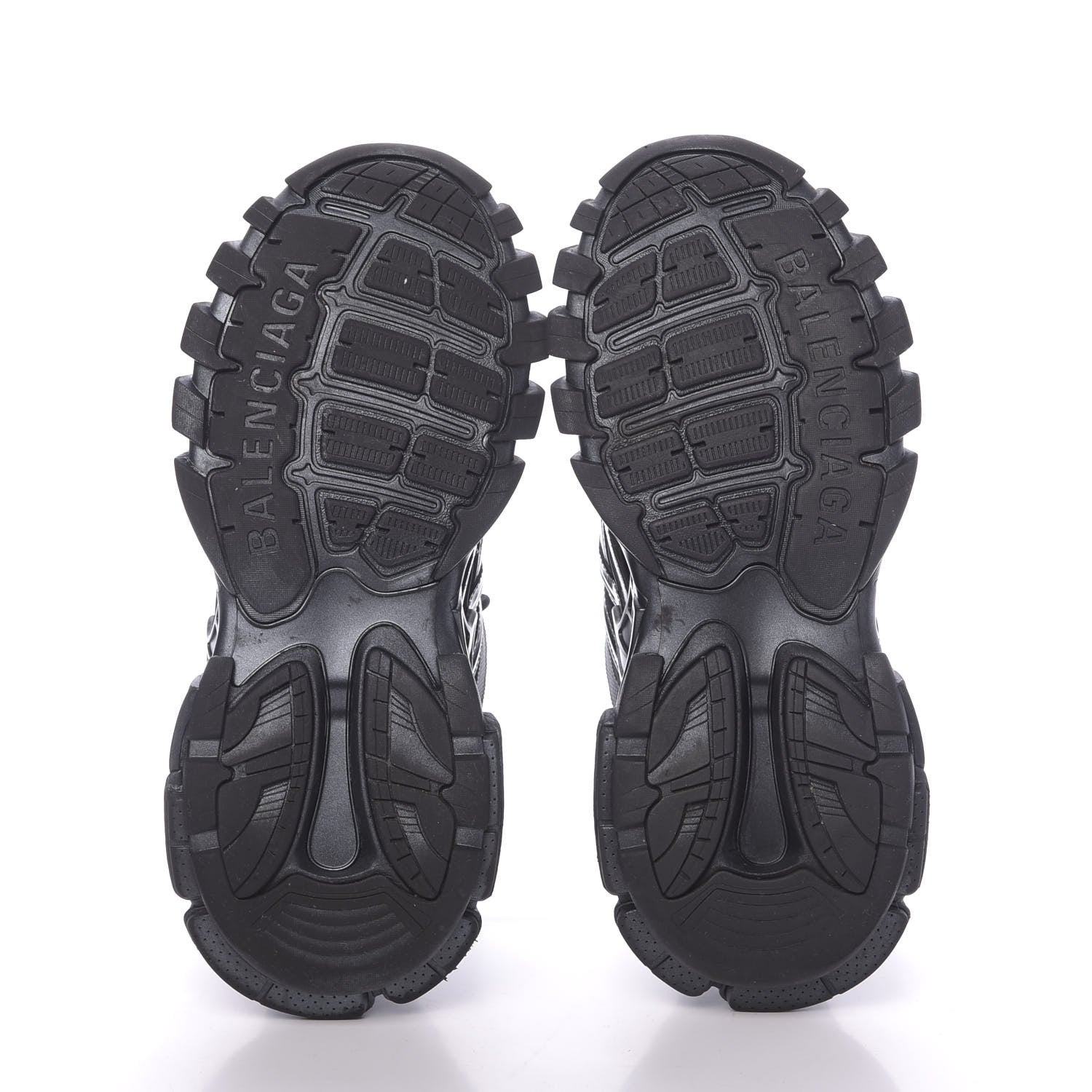 Balenciaga Rubber Mesh Pearlescent Mens Track.2 Open Sneakers 44 Black 8 of 10
