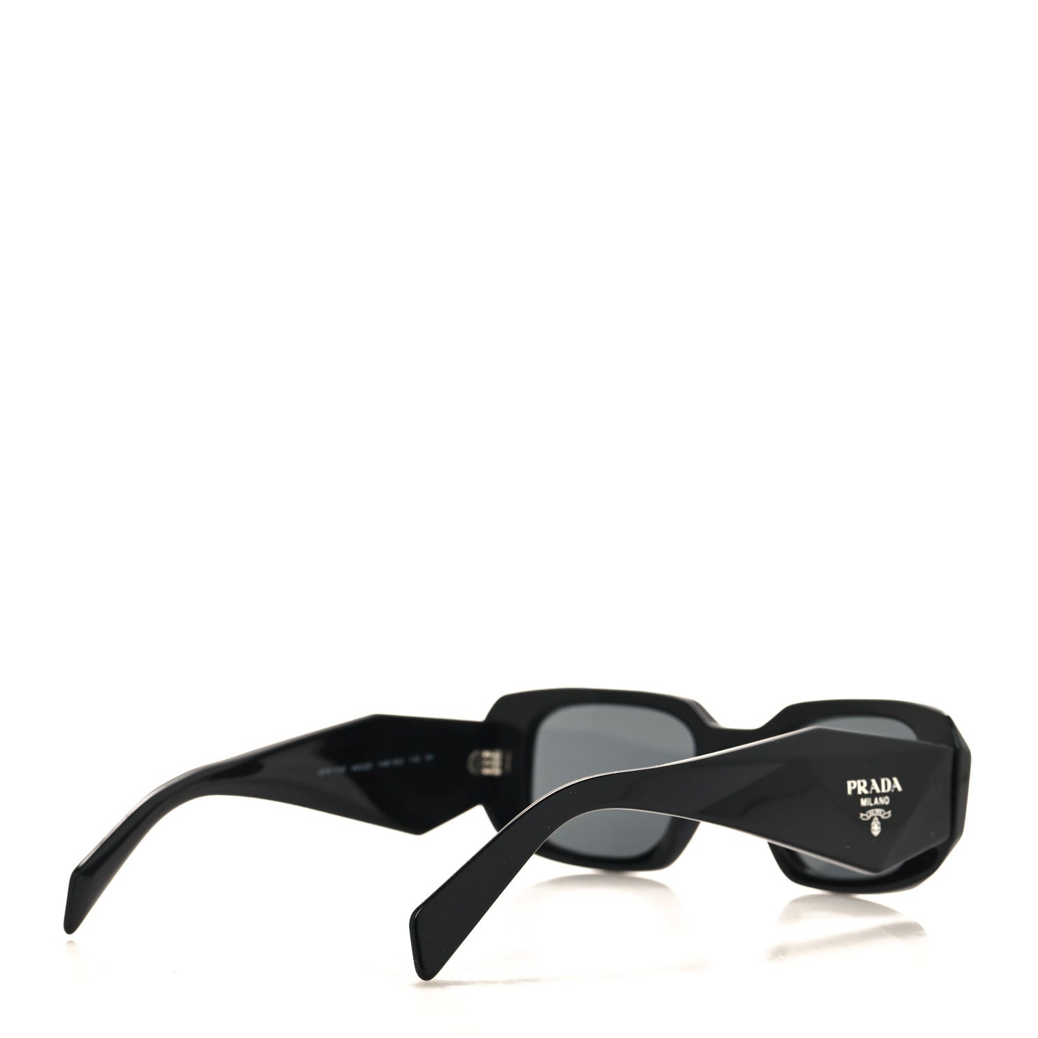 Prada Acetate Symbole Sunglasses SPR 17W Black 4 of 7