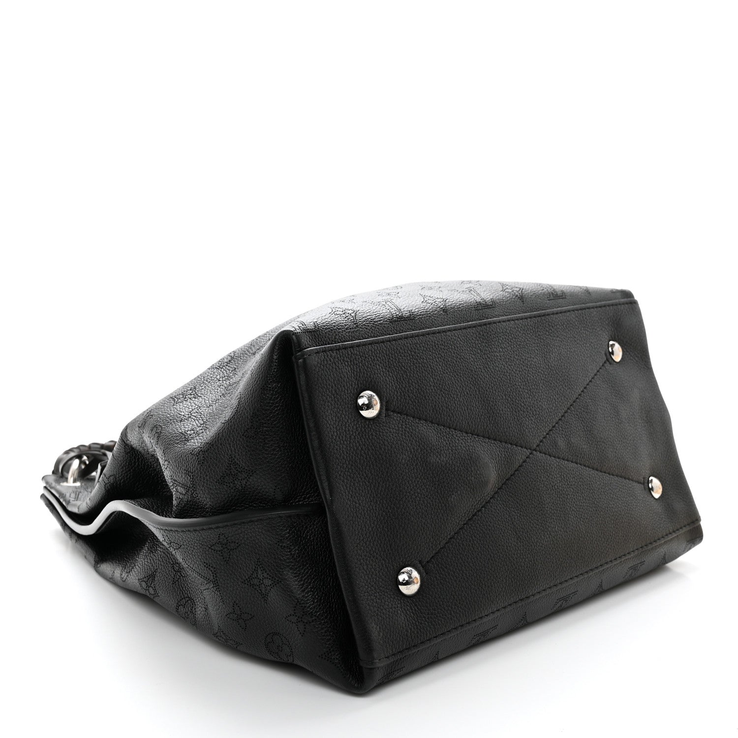 Louis Vuitton Mahina Carmel Hobo Black 4 of 10