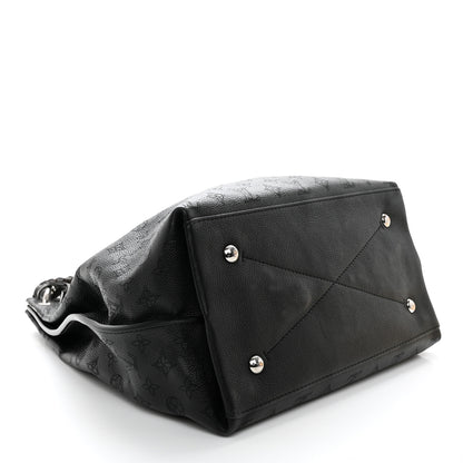Louis Vuitton Mahina Carmel Hobo Black 4 of 10