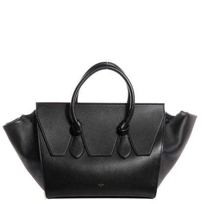 Celine Smooth Calfskin Large Tie Knot Tote Black 1 of 28