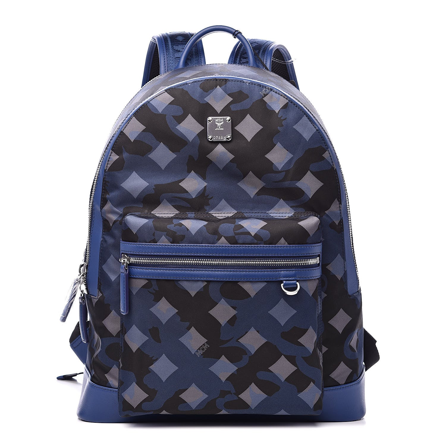 MCM Nylon Camo Dieter Medium Backpack Estate Blue 1 of 8