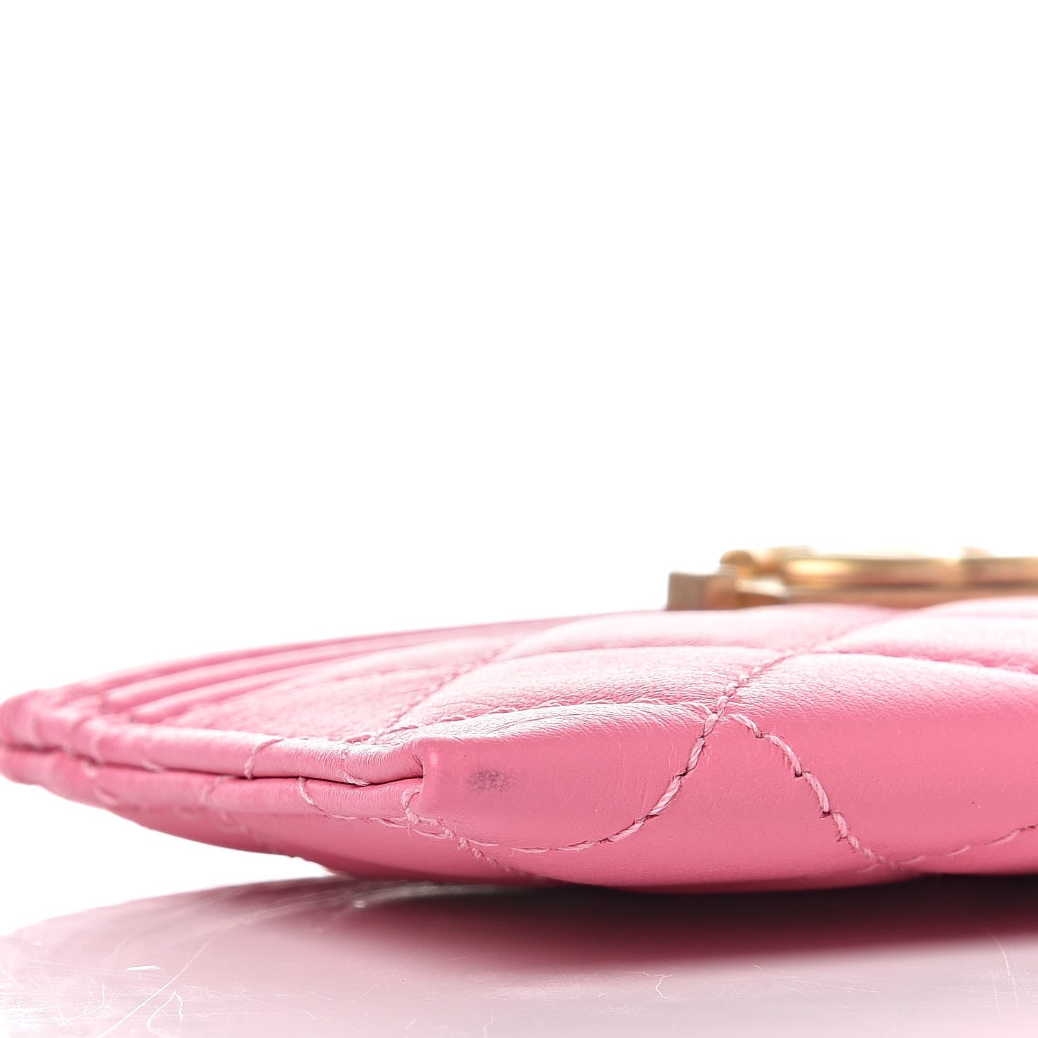 Chanel Lambskin Quilted Boy Card Holder Pink 5 of 11