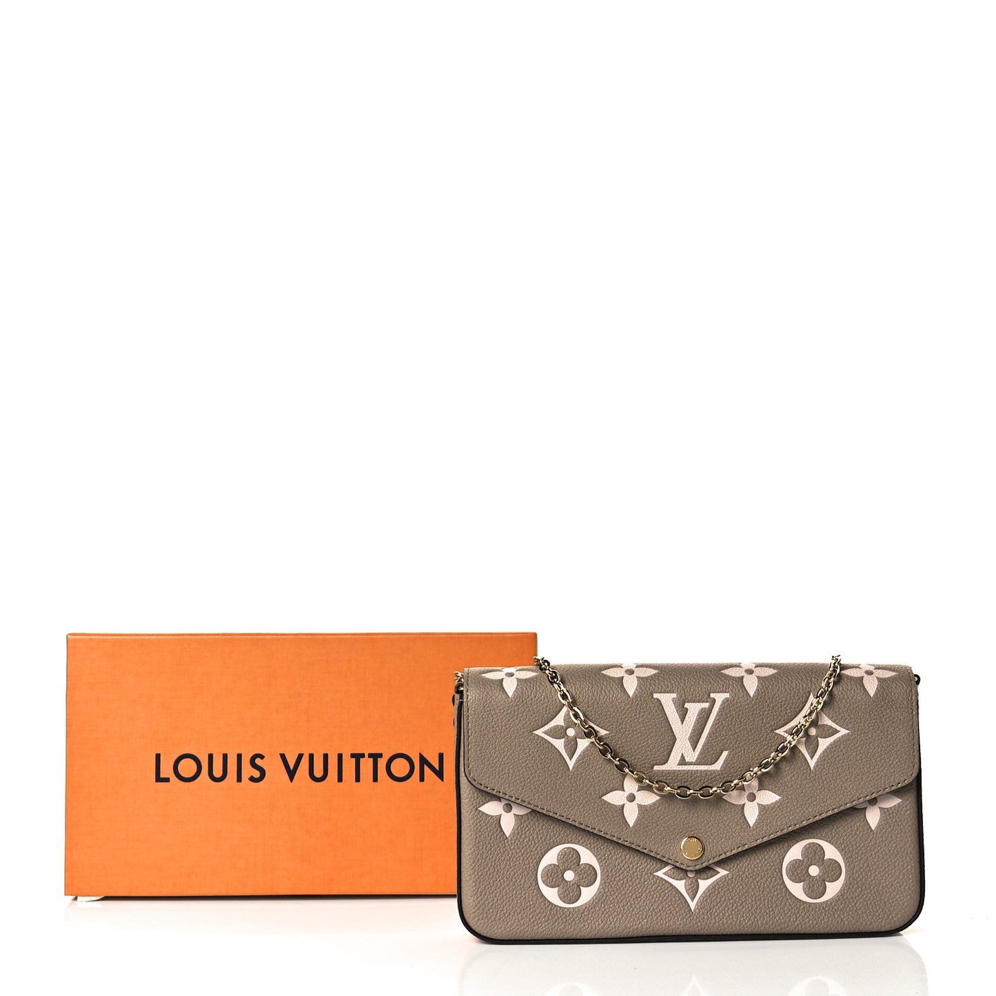 Empreinte Monogram Giant Felicie Pochette Tourterelle Creme
