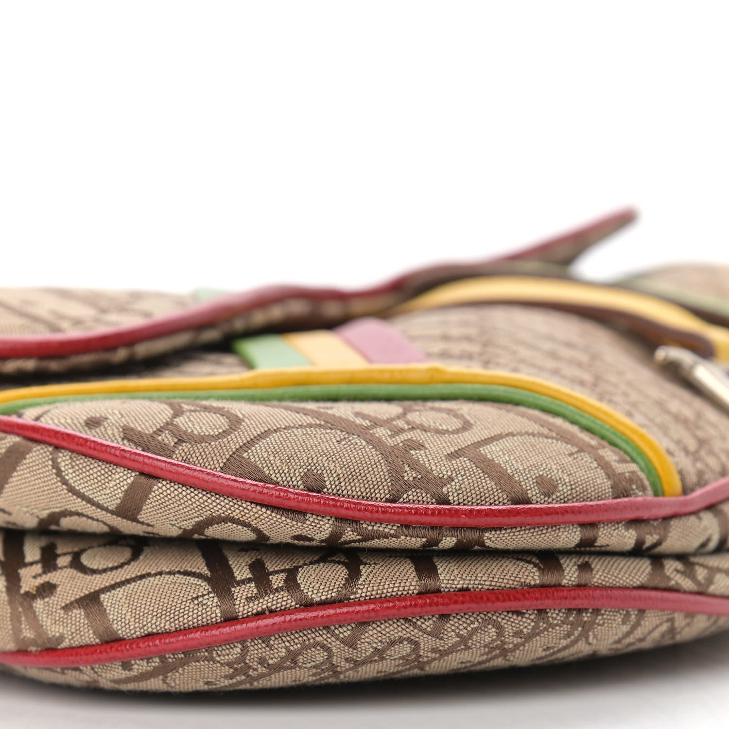 Christian Dior Monogram Rasta Saddle Bag Beige 5 of 13