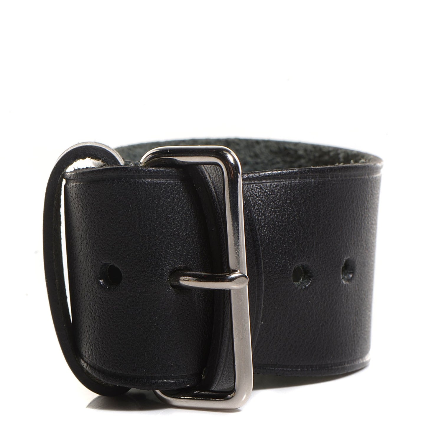 Leather Luggage Loop Black