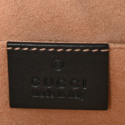 Gucci Calfskin Matelasse Small GG Marmont Chain Shoulder Bag Black 6 of 10