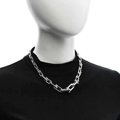 Tiffany Sterling Silver HardWear Graduated Link Necklace 2 of 5