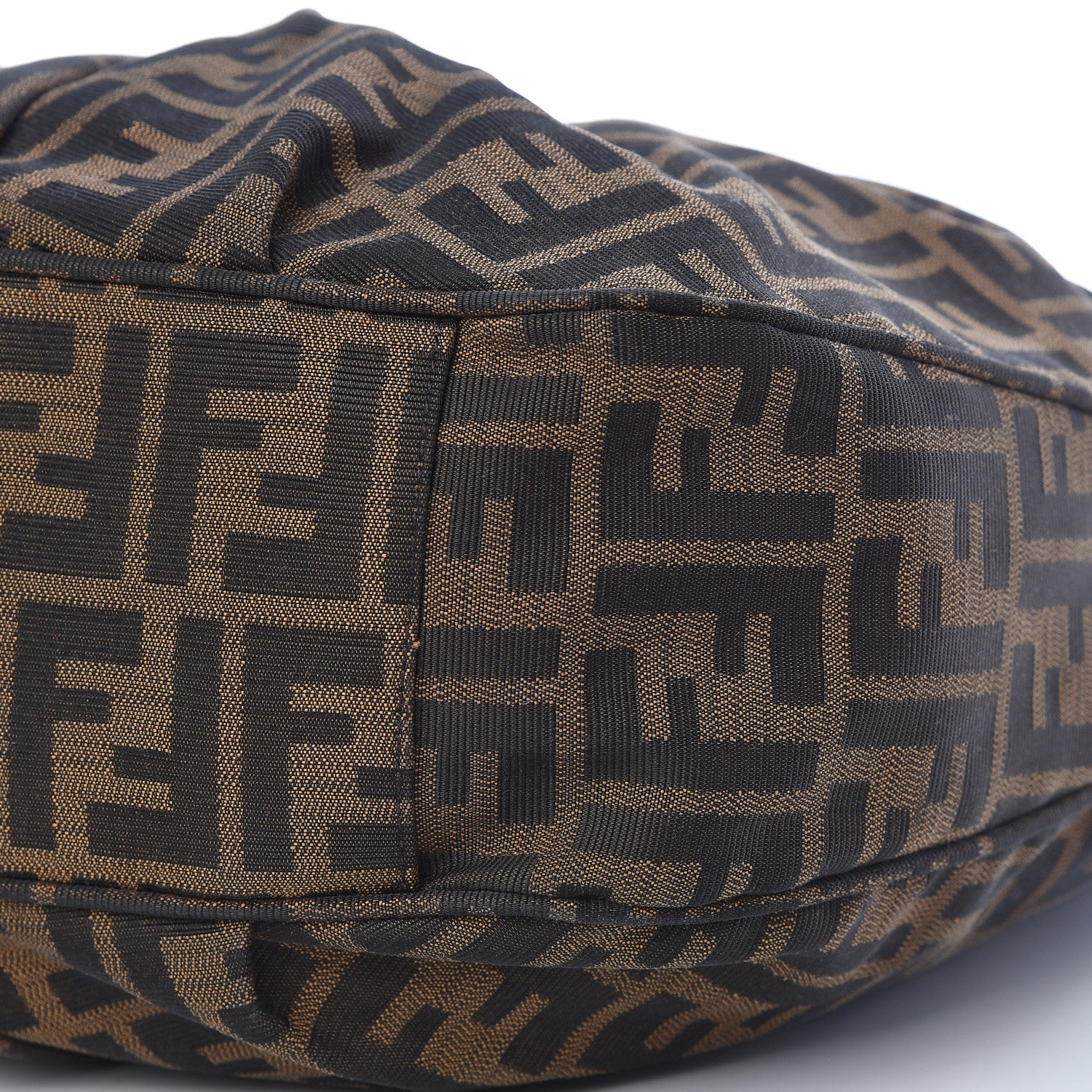 Fendi Zucca Patent Mia Hobo Tobacco 10 of 15