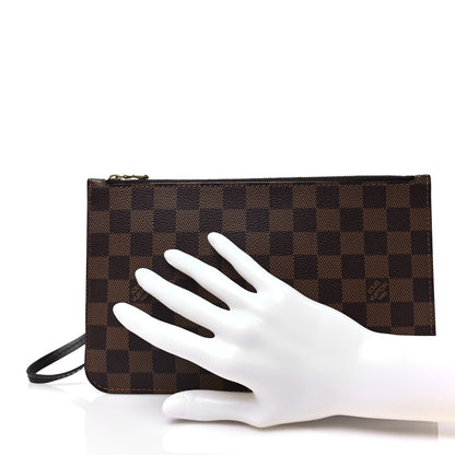 Louis Vuitton Damier Ebene Neverfull MM GM Pochette 2 of 8