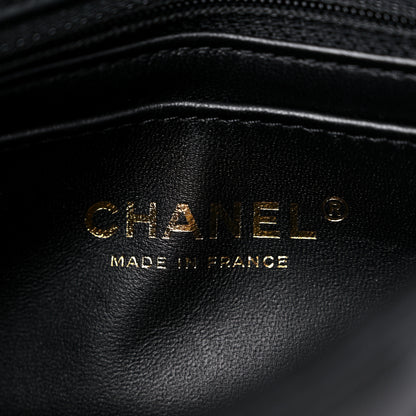Chanel Lambskin Enamel Quilted Mini Flap Black 6 of 10