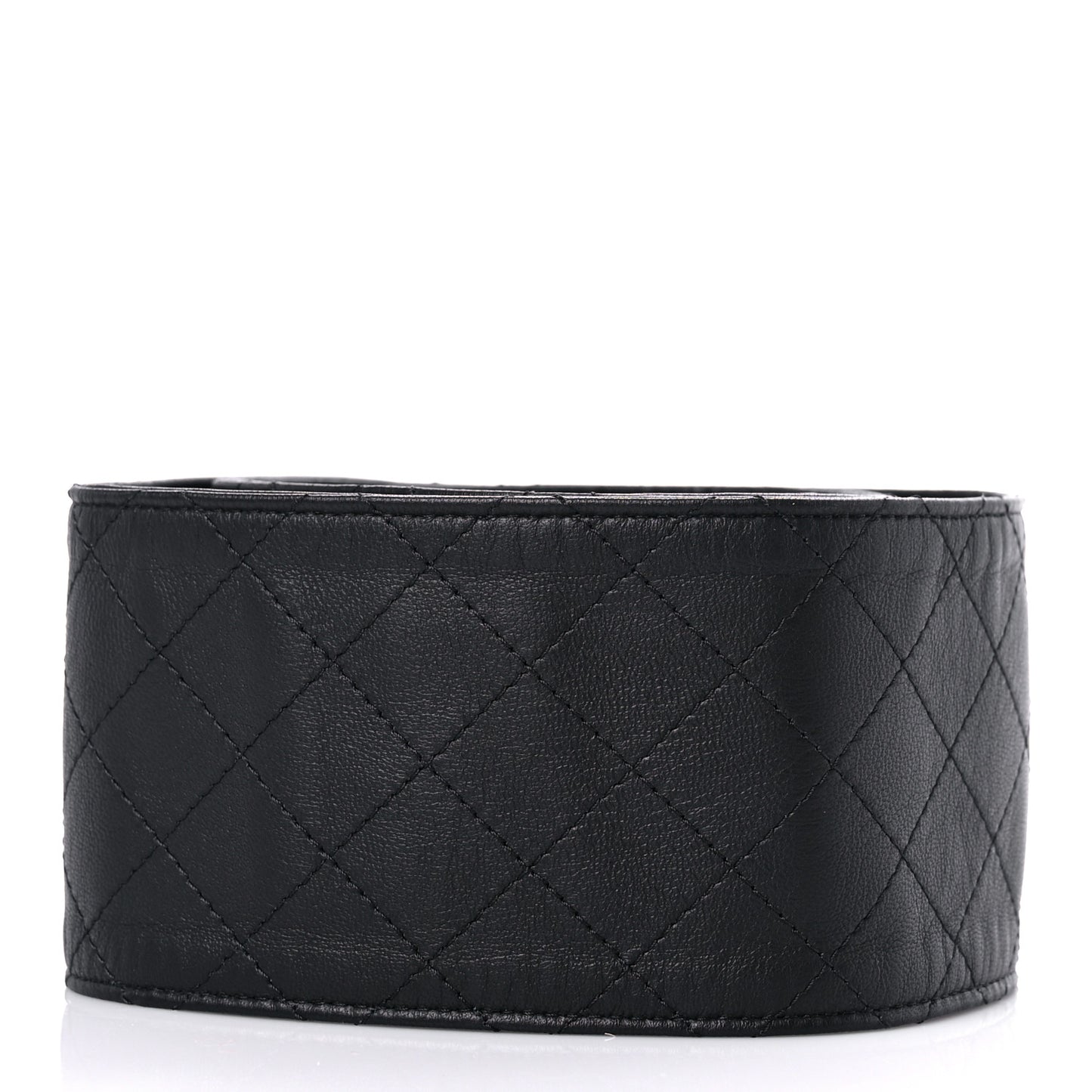 Lambskin Stitched Chain Belt 95 38 Black