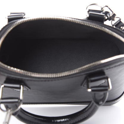 Louis Vuitton Epi Alma BB Black 5 of 9