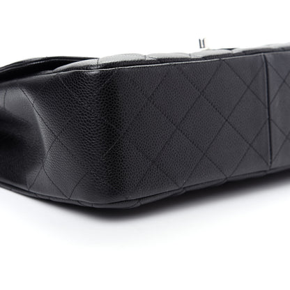 Chanel Caviar Quilted Jumbo Single Flap Black 6 of 9