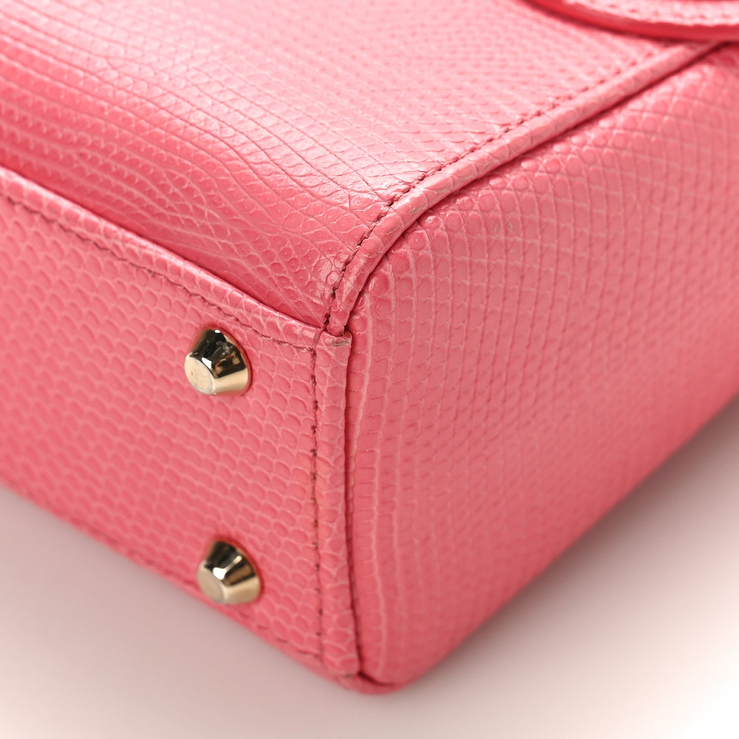 Lizard Mini Lady Dior Pink