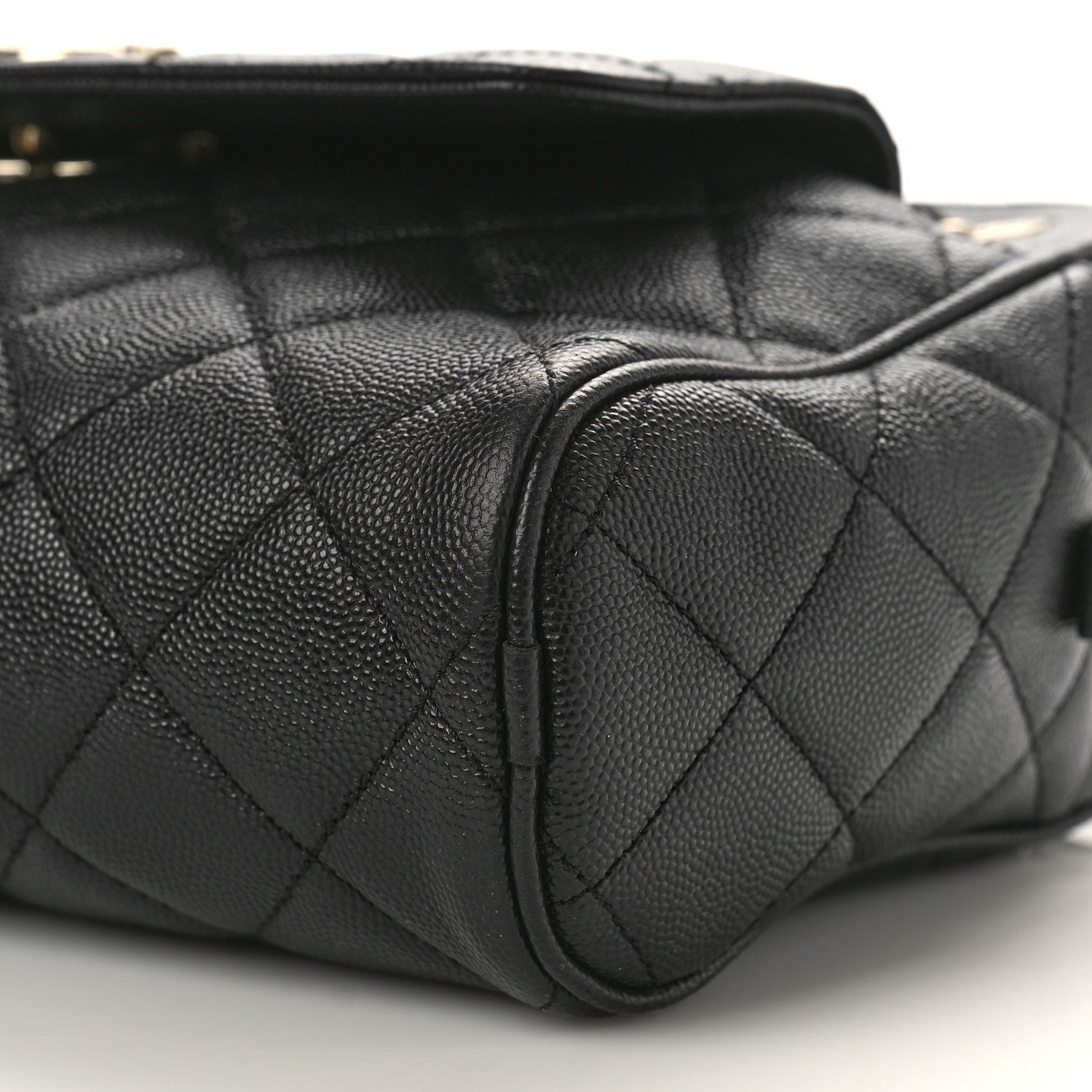 Chanel Caviar Quilted Medium In & Out Camera Case Black 9 of 9