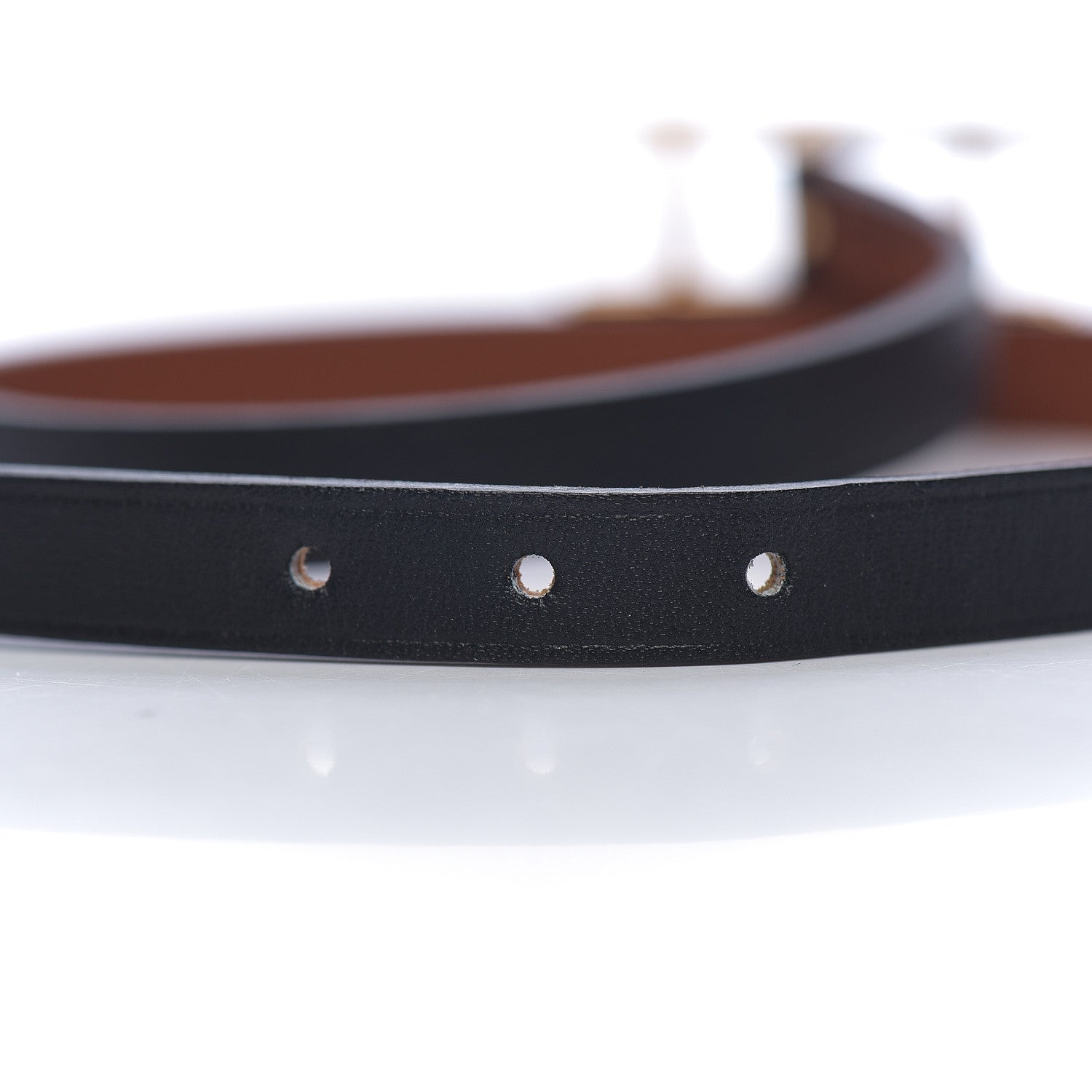 Hermes Swift Behapi Double Tour Bracelet T2 Black Gold 4 of 6