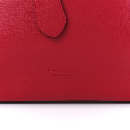 Burberry Haymarket Check Small Reversible Tote Poppy Red 12 of 20