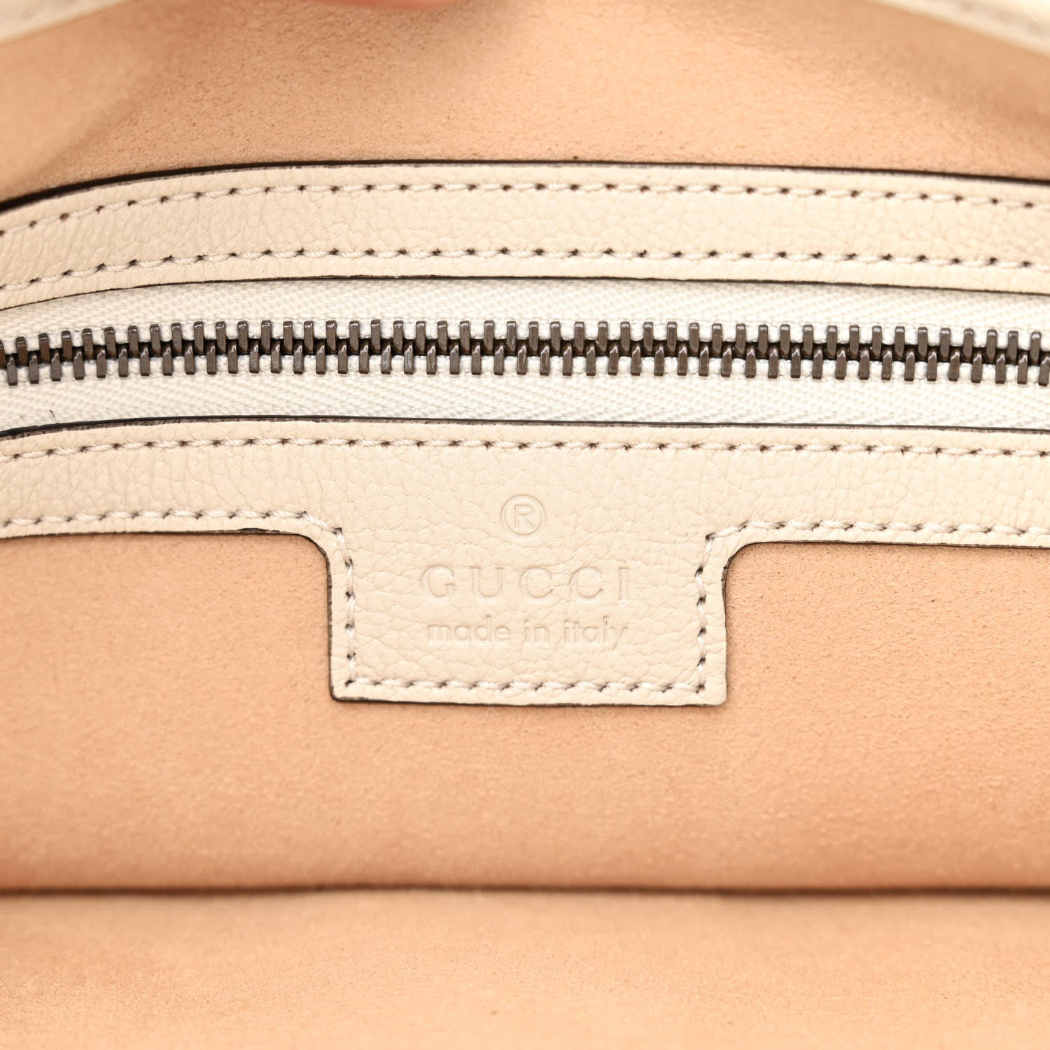 Gucci Goatskin Large Aphrodite Shoulder Bag Mystic White 6 of 10