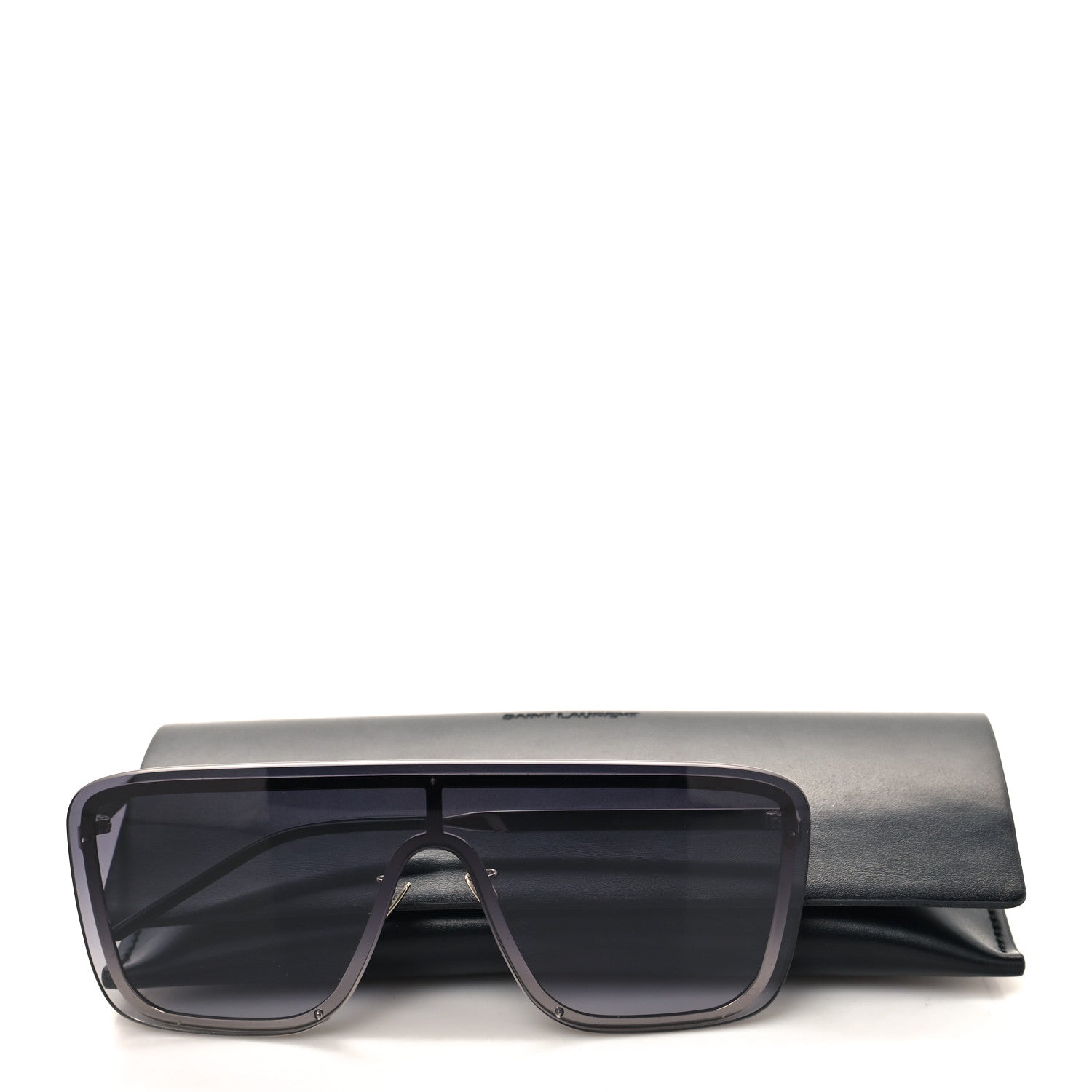 Saint Laurent Metal SL 364 Mask Sunglasses Black 7 of 7