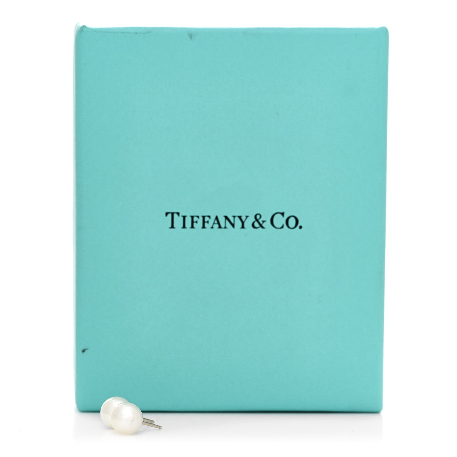 Tiffany Sterling Silver Freshwater Pearl 7-8mm Ziegfeld Earrings 5 of 5