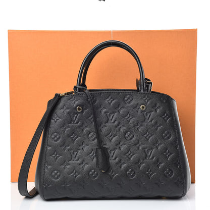 Louis Vuitton Empreinte Montaigne MM Black 12 of 12