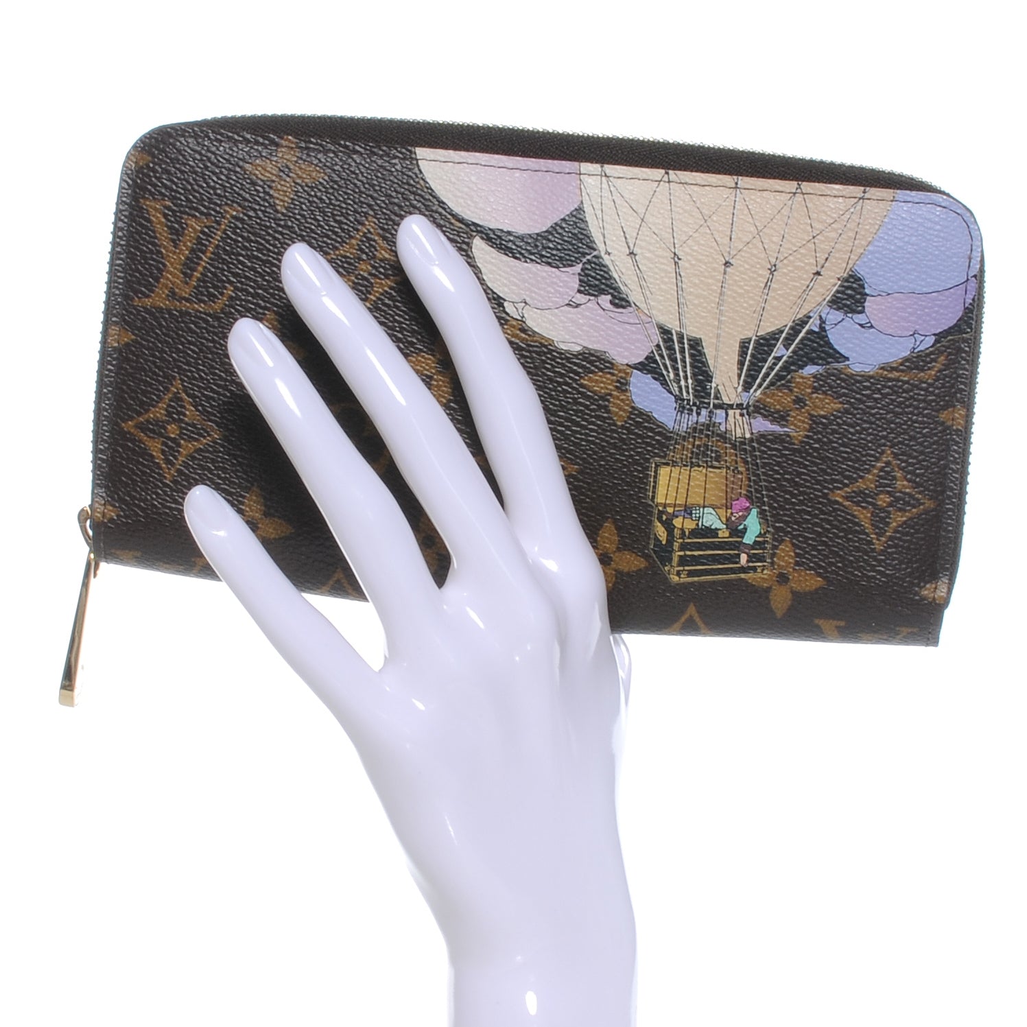 Louis Vuitton Monogram Illustre Zippy Wallet 2 of 7