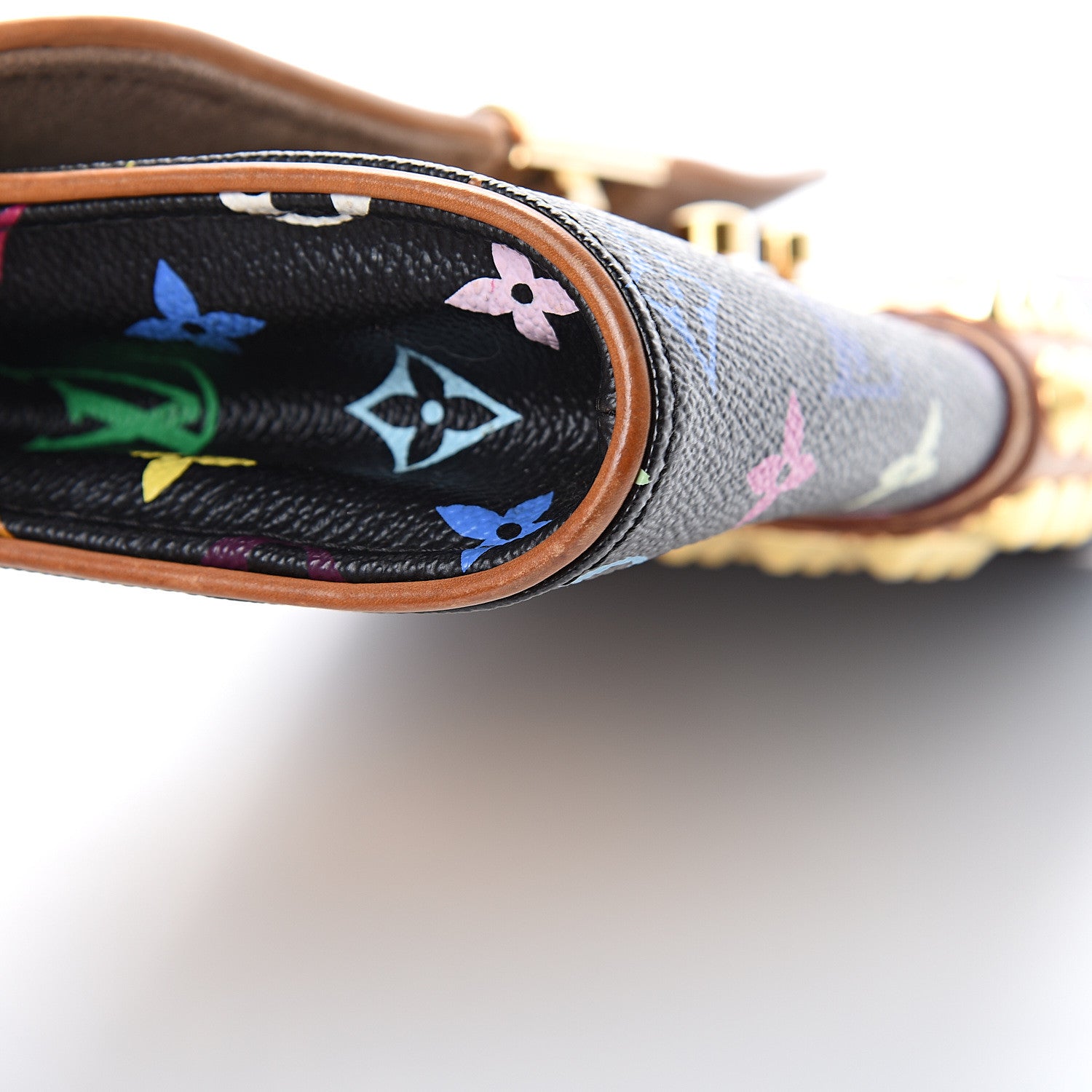 Louis Vuitton Monogram Multicolor Courtney Clutch Black 10 of 10