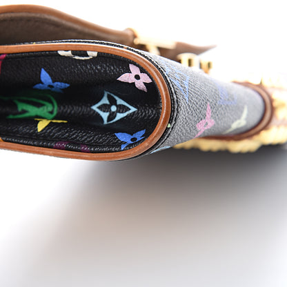 Louis Vuitton Monogram Multicolor Courtney Clutch Black 10 of 10
