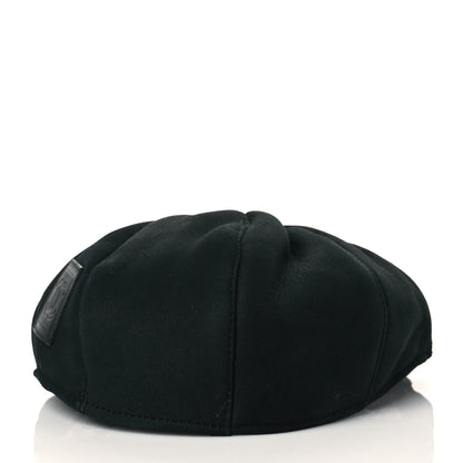 Chanel Lambskin Fur CC Sports Cap 57 Black 3 of 8